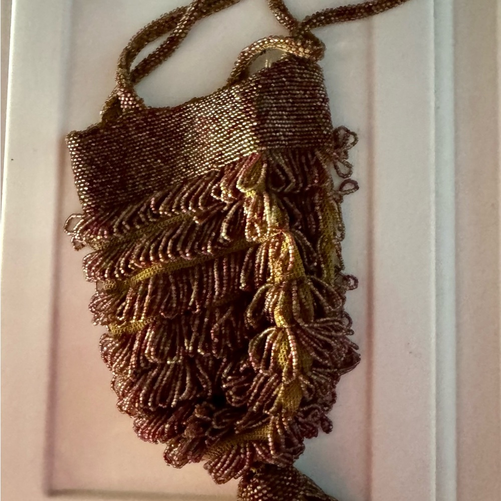 Beaded Tassel Evening Bag